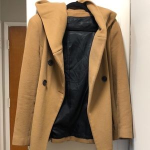 Beige coat from Zara
